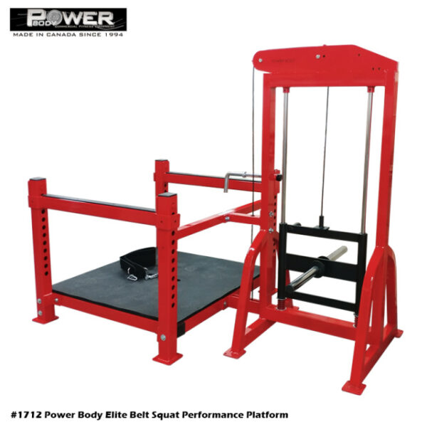 #1712 Elite Belt Squat Performance Platform