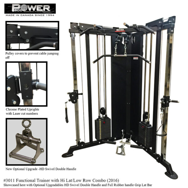 #3011 Functional Trainer with Hi Lat Low Row Combo