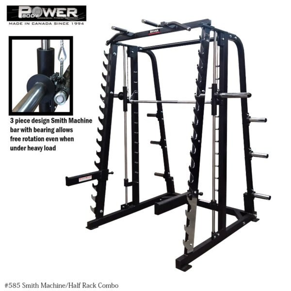 #585 Smith Machine Half Rack combo