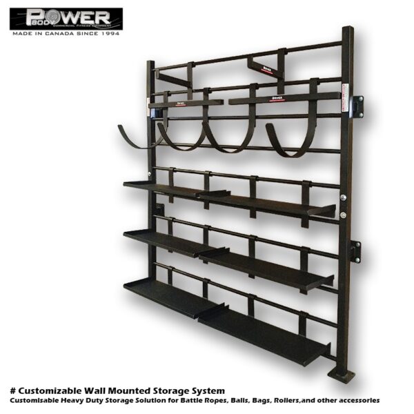 #1236 Custom Wall Mounted Storage System