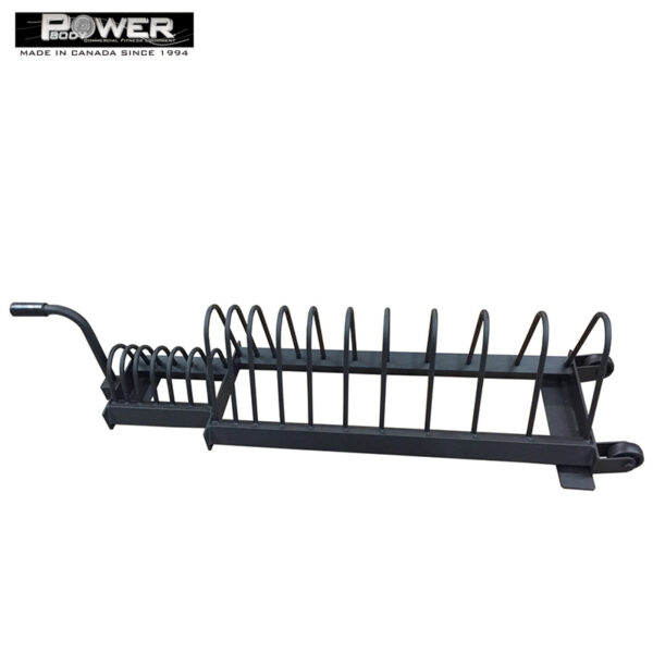 #760 Bumper Plate rack with wheels and handle