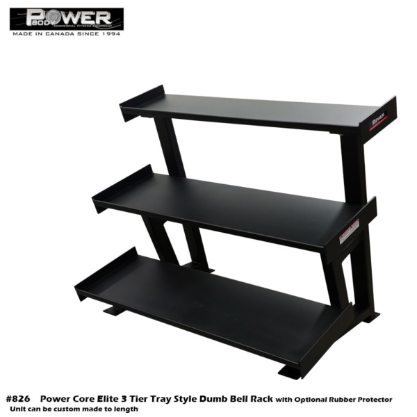 #826 3 Tier Tray Style Dumb bell Rack