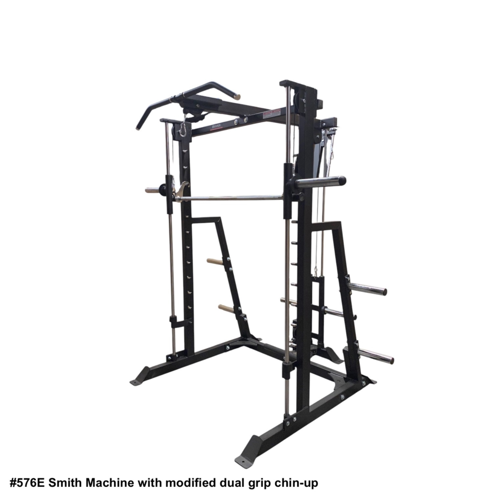 #576E Smith Machine with Modified Chin-up Grip
