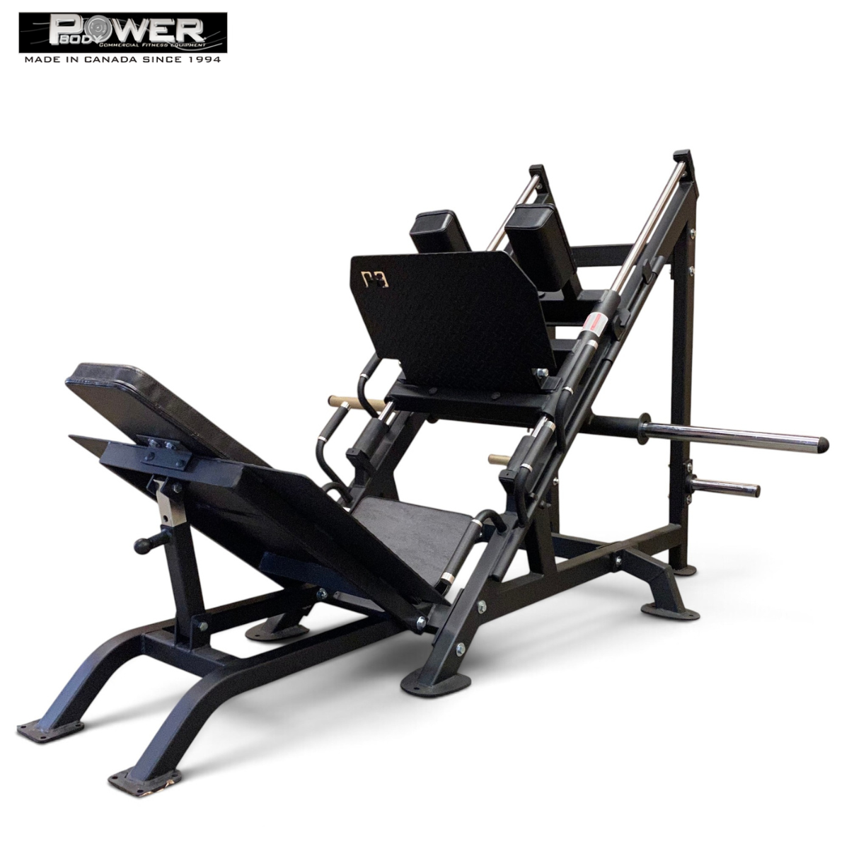 #1430 Power Body Leg Press Hack Squat (Black)